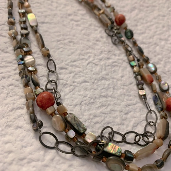 Silpada 3 Strand Artisan Necklace N1563 Fiesta Fun - Picture 2 of 5